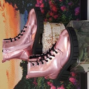 Girls Madden NYC Lug Bootom Combat Boot